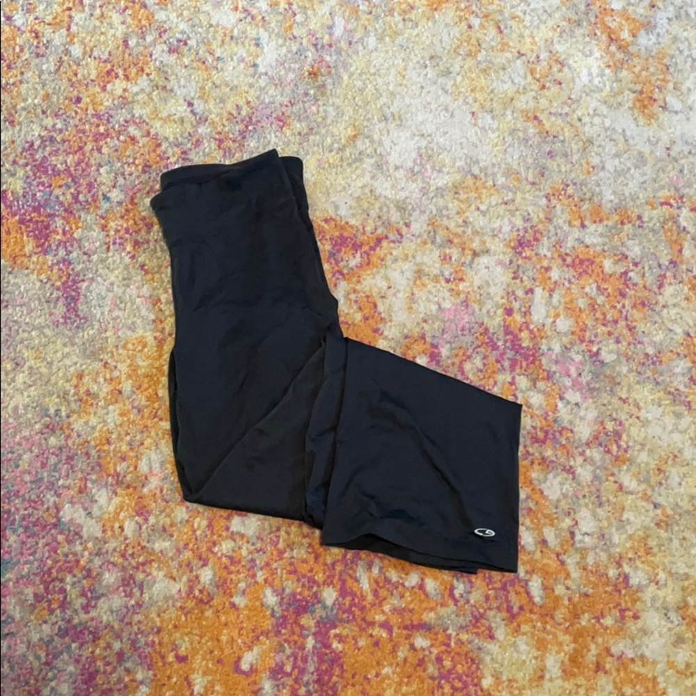 Champion Black Flare Leg Workout Pants